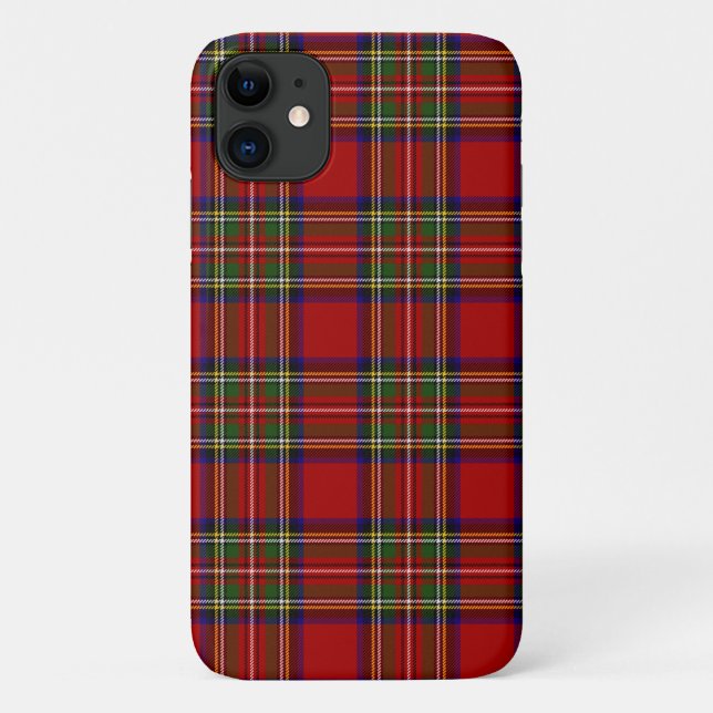Stewart Tartan Kariertes schottisches Muster Case-Mate iPhone Hülle (Rückseite)