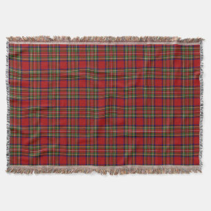 Stewart Tartan Kariertes schottisches Muster Decke