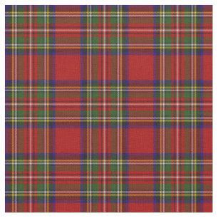 Stewart Tartan Kariertes schottisches Muster Stoff