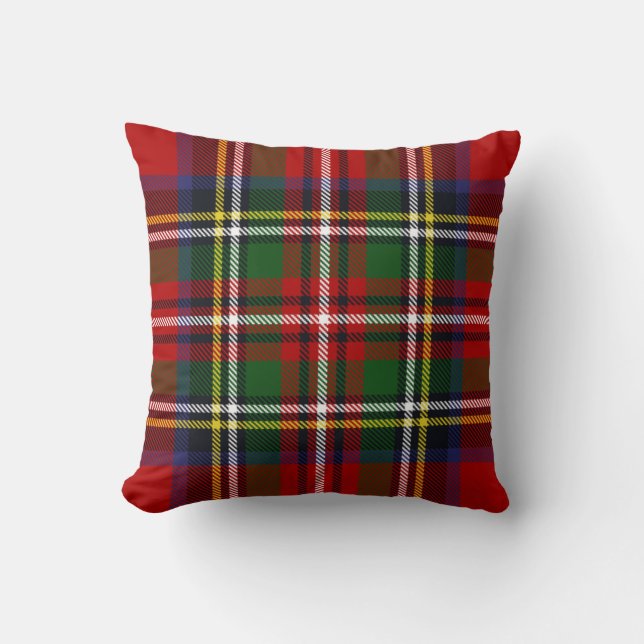 Stewart Tartan Kissen (Vorderseite)