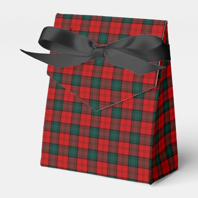Stewart von Atholl Clan Tartan Red Kariert Geschenkschachtel (Vorderseite)