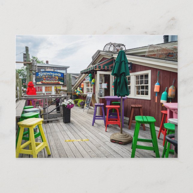 Stewman's Hummer Pound in Bar Harbour, Maine Postkarte (Vorderseite)