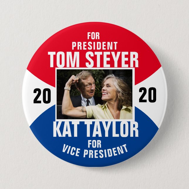 Steyer für Präsident 2020 Button (Vorderseite)