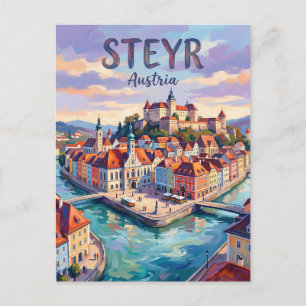 Steyr Österreich Postkarte