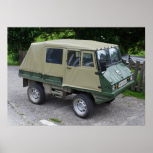 Steyr Puch Haflinger Auto Poster