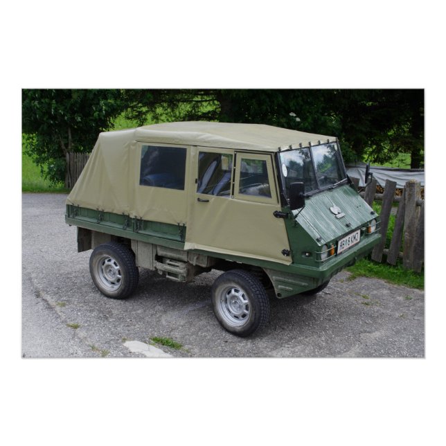 Steyr Puch Haflinger Poster (Vorderseite)
