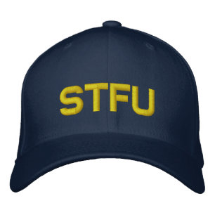 STFU BESTICKTE BASEBALLKAPPE