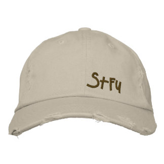 STFU Hat Bestickte Baseballkappe