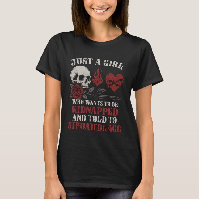 STFUATTDLAGG Dark Romance Merch Smutty Book Lovers T-Shirt (Vorderseite)