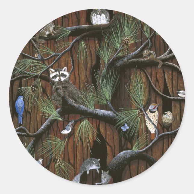 Sticer "Bark" Runder Aufkleber (Vorderseite)