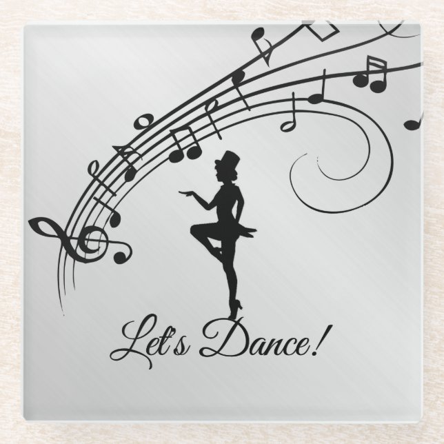 Stich Dance 3 Let's Dance Glasuntersetzer (Vorderseite)