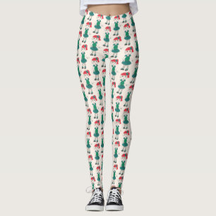 Stich Dance Girl Erwägung Aquamarin Kostümtapdance Leggings