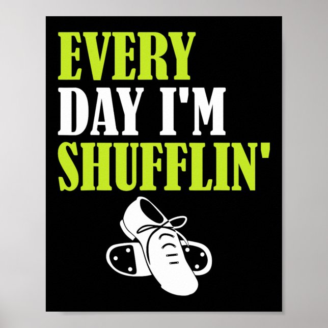 Stich Dance - Jeden Tag bin ich Shufflin' Poster (Vorne)