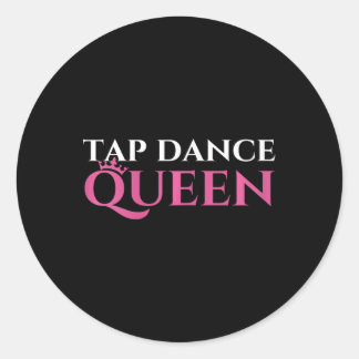 Stich Dance Queen - Stechend Tanzenthusiast Stecht Runder Aufkleber