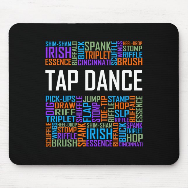 Stich Dance Words Lover Gift Stich Dancer Gifts Da Mousepad (Vorne)