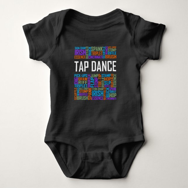 Stich Dance Words Lover Stich DancerTanzlehrer Baby Strampler (Vorderseite)
