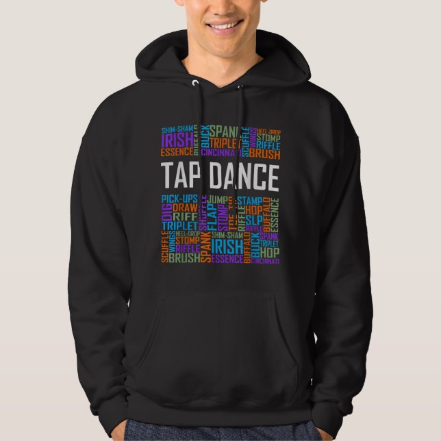 Stich Dance Words Lover Stich DancerTanzlehrer Hoodie (Vorderseite)