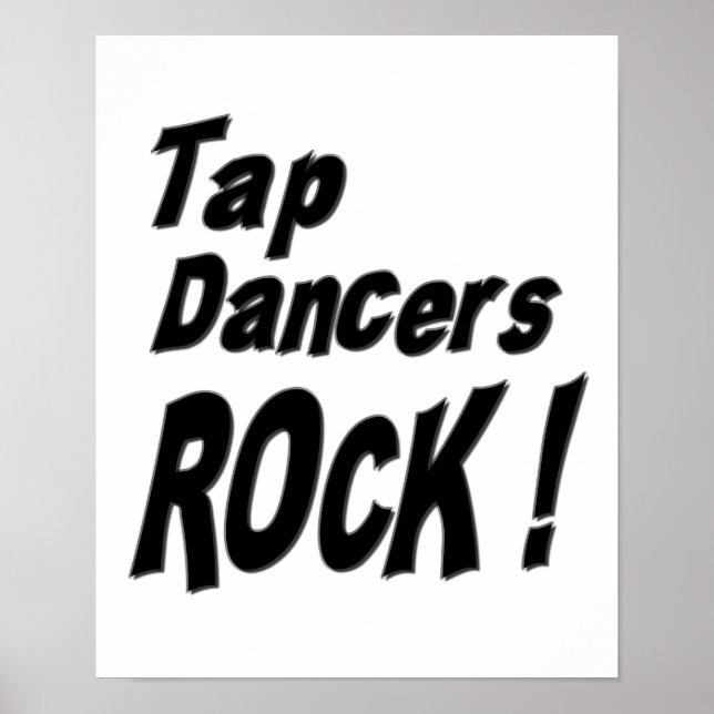 Stich Dancers Rock! Poster Print (Vorne)