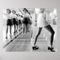 Stich Dancing Class, 1942. Vintages Foto