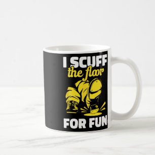 Stich Dancing Ich schlage den Boden für Spaß Stich Kaffeetasse