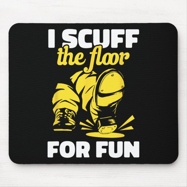 Stich Dancing Ich schlage den Boden für Spaß Stich Mousepad (Vorne)