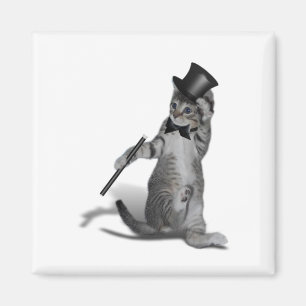 Stich Dancing Kitten Magnet