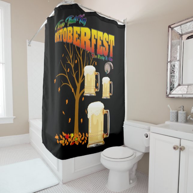 Stich jenes Keg II - Oktoberfest Duschvorhang (Beispiel)