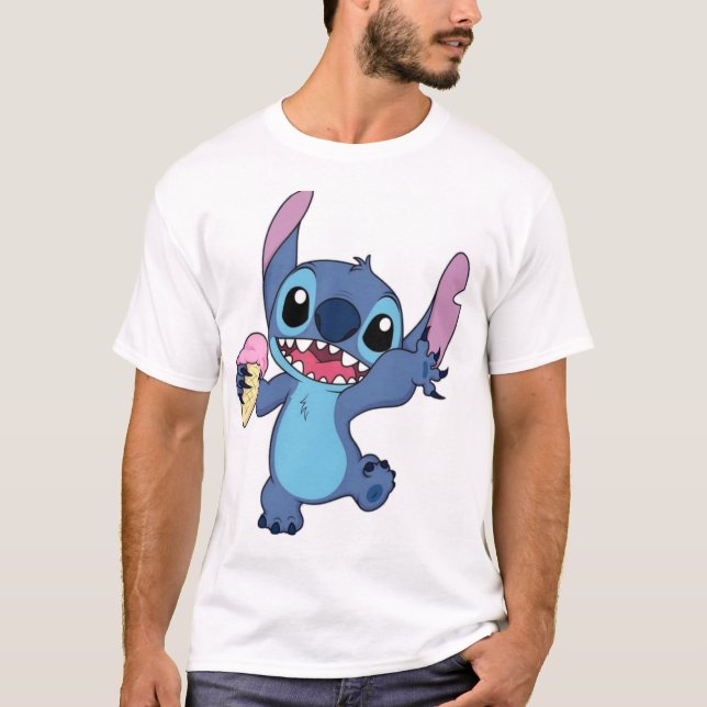 Stich personalisierter T - Shirt (Vorderseite)