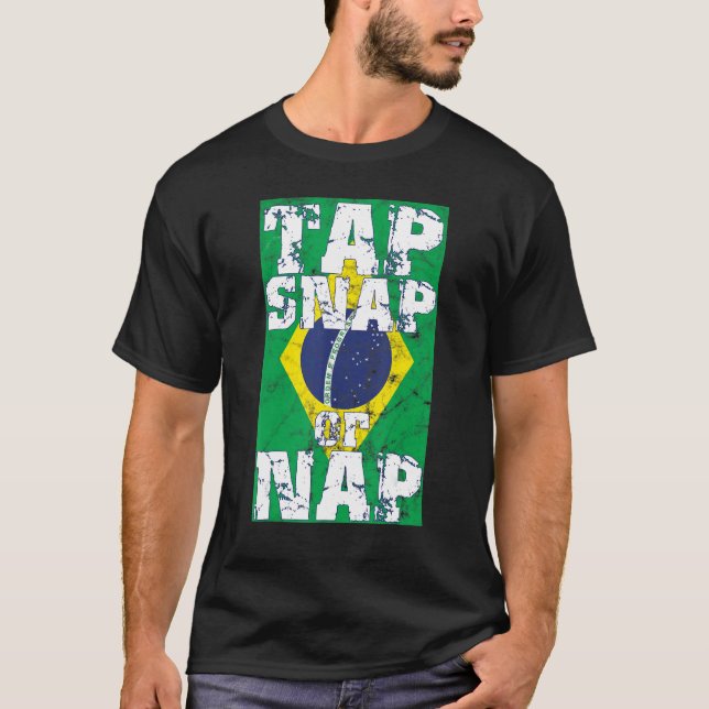 Stich Snap or Nickerchen Bjj Brasilianischer Jiu J T-Shirt (Vorderseite)