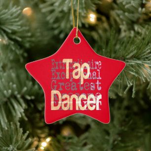 Stich-Tänzer-Extraordinaire Keramik Ornament