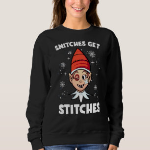 Stiche erhalten Stiche Sweatshirt