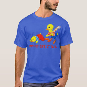 Stiche erhalten Stiche T-Shirt