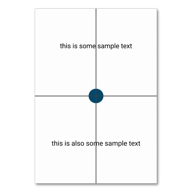 Stichprobenprüfung Tischnummer (Vorderseite)