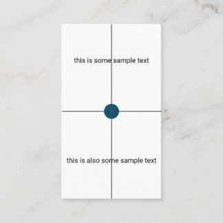 Stichprobenprüfung Visitenkarte