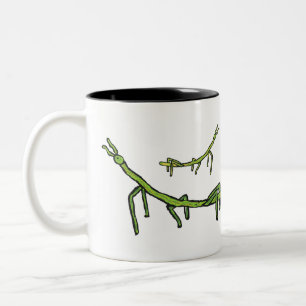 Stick Bug Insekt Zweifarbige Tasse