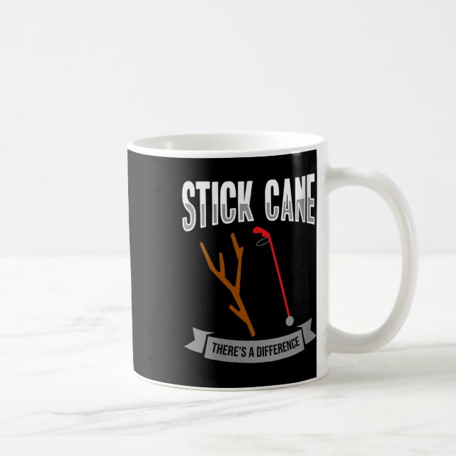 Stick Cane Theres Different - Blindness Awareness Kaffeetasse (Rechts)