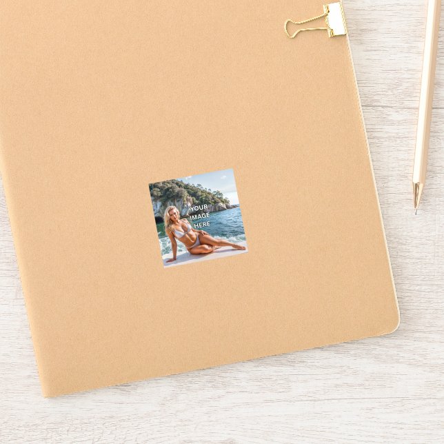 STICK! ✨ Custom Vinyl Sticker Gloss   (Notizbuch)