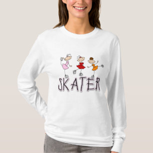 Stick-Figur-Eisläufer T-Shirts und Geschenke