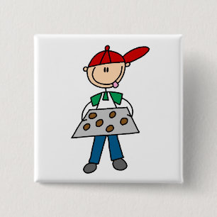 Stick Figure Backt Kekse T-Shirts und Geschenke Button
