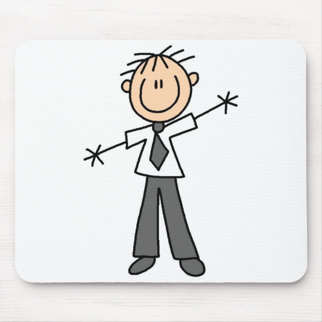 Stick Figure Dad-Mauspad Mousepad (Vorne)
