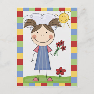 Stick Figure Kids Karten und Geschenke