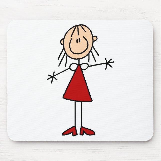 Stick Figure Mama-Mauspad Mousepad (Vorne)