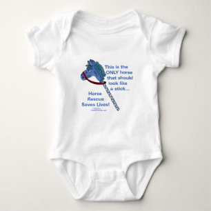 Stick Horse Baby Strampler