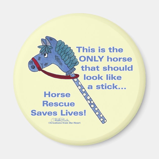 Stick Horse Magnet (Vorne)
