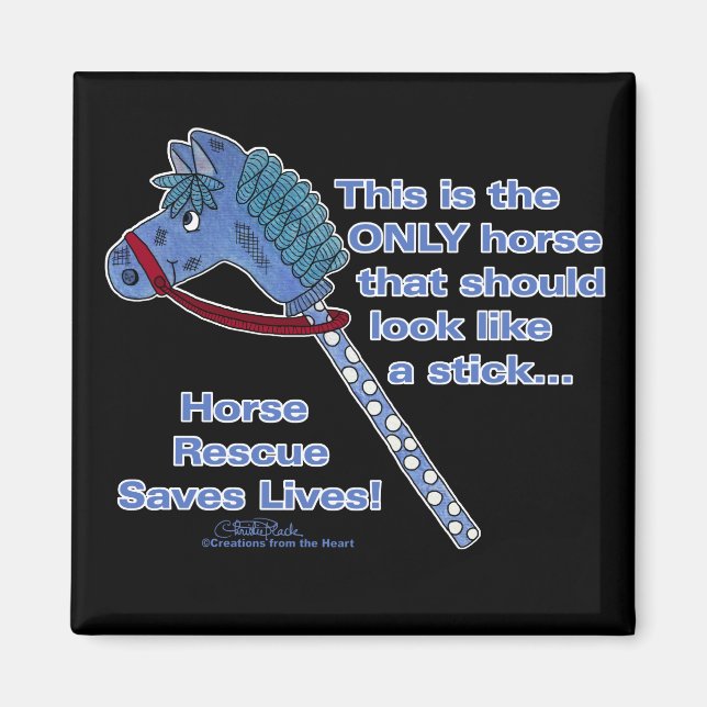 Stick Horse Magnet (Vorne)