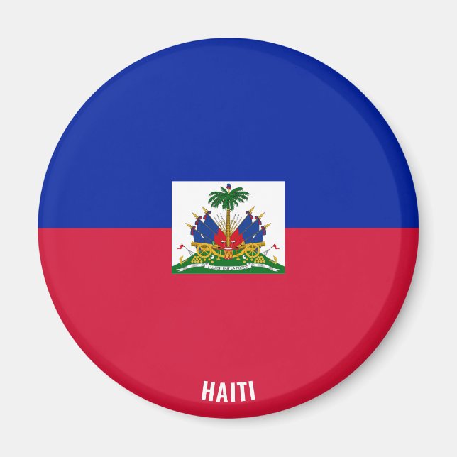"Stick It" Charming Haiti Patriotic Magnet (Vorne)