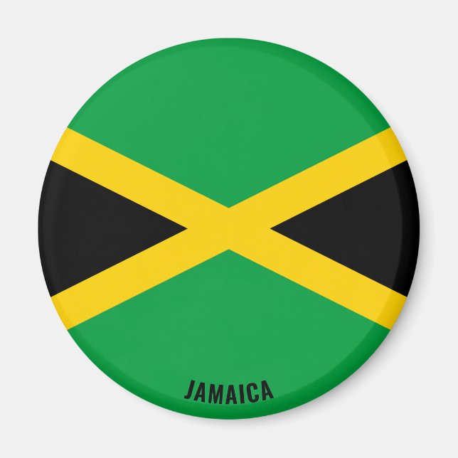 "Stick it" Charming Jamaica Patriotic Magnet (Vorne)