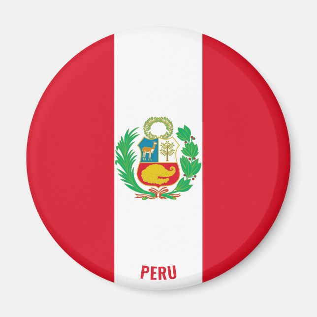 "Stick it" Charming Peru Patriotic Magnet (Vorne)