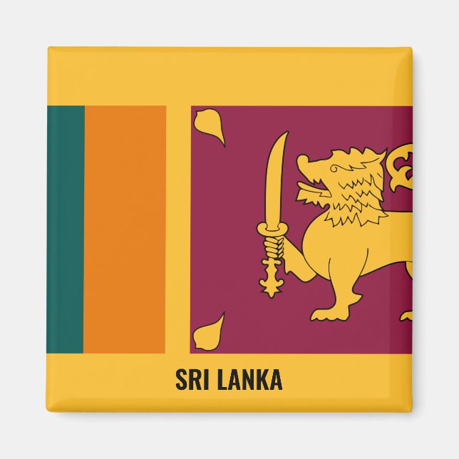 "Stick it" Charming Sri Lanka Patriotic Magnet (Vorne)
