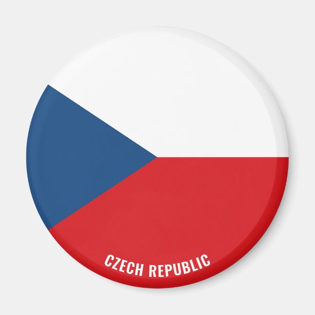 "Stick It" Charming Tschechische Republik Patrioti Magnet (Vorne)